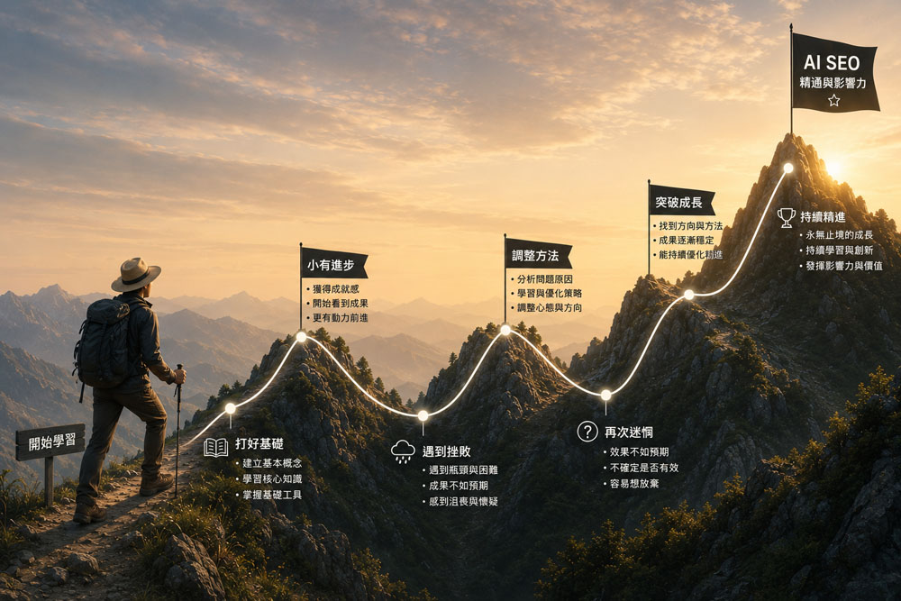 SEO 新手的常見自學過程